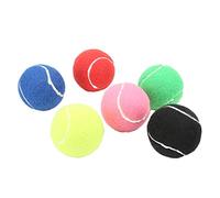 Cryfokt Pelotas de Entrenamiento de Tenis, 6 Piezas de Goma de Cachemira, Tacto Suave, 50% de Presión Reducida, Pelotas de Práctica de Tenis, Juego de de con Multicolor para Niños, Jóvenes,