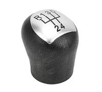 Cryfokt Perilla de Palanca de Cambios Reemplazo Duradero para 2006-2008, 2006-2008 Perilla de Manual para una Experiencia de Conducción Cómoda para Accesorios Interiores del Automóvil (Plata Negro)