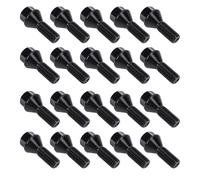 Cryfokt Pernos de Rueda M12x1.5, Acero de Aleación, Tamaño Hexagonal de 17 Mm, Longitud de 49 Mm, Paquete de 20, con Ajuste OEM 36136781150, para 1 Serie E87 3 Serie E46 E90 E92 E93