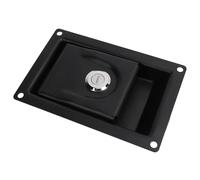 Cryfokt Pestillo de Manija de Paleta, Material CRS Resistente, Junta Resistente Al Agua, Pestillo de Caja de Herramientas, Cerradura de Puerta RV con 2 Llaves para Gabinete Eléctrico, Camión,