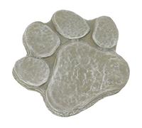 Cryfokt Pet Memorial Garden Stone Resina Print Memorial con Formas de Pata Grabado Marcador de Tumba de Perro para Patio Trasero Al Aire Libre 15,5X17,5 Cm (#2)