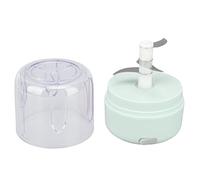 Cryfokt Picadora de Ajos Eléctrica Compacta, Miniprocesador de Alimentos Recargable por USB con Cuchilla Eficiente para Uso Doméstico, 250ml (GREEN)