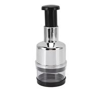 Cryfokt Picadora Manual de Alimentos, Cuchilla de Acero Inoxidable, Cortador de Verduras Eficiente para Picar y Rebanar Rápidamente en la Cocina, 1x