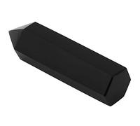 Cryfokt Piedra de Obsidiana Negra Portátil con Diseño de Forma Hexagonal de Tamaño Pequeño, Obsidiana, para Decorar Bricolaje para Joyería que Es un para un Amigo