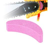 Cryfokt Pink Piedra Afiladora de Motosierra Paquete de 10 Varillas de Molienda Portátiles para Kit de Afilado Rápido de Sierra de Cadena Durable