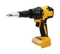 Cryfokt Pistola Remachadora Inalámbrica, Motor sin Escobillas con Luz LED, Batería No Incluida, Remaches, Función de Inversión Automática para BL1830B 2 BL1850 2 BL1850B