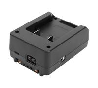 Cryfokt Placa Adaptadora de Batería para Herramientas Eléctricas, Salida D Tap DC USB C con Pantalla LED para Equipos de Fotografía, Luces, Teléfonos y Portátiles