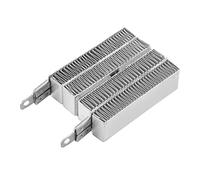 Cryfokt Placa Calefactora Ondulada de 12 V/24 V con Carcasa de Aluminio para Calentamiento Eficiente de Sólidos y Gas (24V 150W)