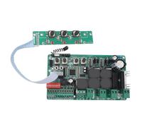 Cryfokt Placa de Circuito de Abridor de Puerta Corredera de 24 V CC, Placa de Control Principal Universal de 5,6 X 3,2 Pulgadas con Tiempo de Retardo de 0 a 60 S y Perilla de Ajus (220V)