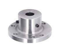 Cryfokt Placa Frontal de Torno de Acero con Alto Contenido de Manganeso, Placa Frontal de Mandril con 6 Orificios de Montaje para K11 80, Diseño Resistente, Fácil de Usar para Operadores de Torno