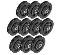 Cryfokt Polea de Nailon, Juego de 10 Uds., Polea de Rodamiento de Fitness Duradera para Accesorios de Gimnasio en Casa, Equipo de Entrenamiento de Fuerza Multiusos (Humildad)