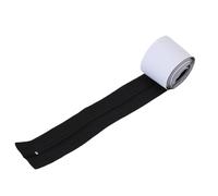 Cryfokt Polvo Barrera Zipper, Tire Suavemente de la Cremallera del Protector de Polvo 2 PCS Auto -adhesivo de Doble Cara para Invernadero (BLACK)