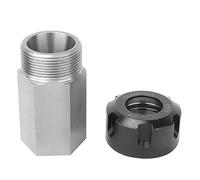 Cryfokt Portabrocas de Bloque de Pinza ER25 para Máquina de Grabado de Torno, Bloque de Pinza ER25 Fuerte, Puede Mantenerse en Posición Vertical, Adecuado para Grabado, 1 Pieza (#2)