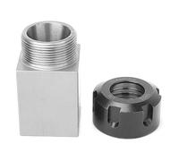 Cryfokt Portabrocas de Bloque de Pinza ER25 para Máquina de Grabado de Torno, Bloque de Pinza Hexagonal de Alta Resistencia para Máquinas CNC, Hecho de Acero Endurecido, Adecuado para