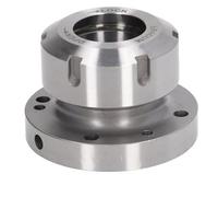 Cryfokt Portabrocas de Sujeción Duradero ER40 de 80 Mm de Diámetro para Fresadora, Torno, Acero Al Carbono para Grabador CNC