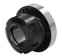 Cryfokt Portabrocas Industrial ER50, Portabrocas de Acero Al Carbono con Diámetro de 100 Mm, Roscado para un Fácil, Adecuado para Torno y Fresadora CNC