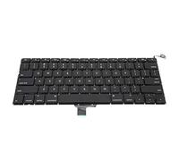 Cryfokt Pro 13 Pulgadas A1278 2009-2012 Teclado de Repuesto Táctil Sensible para una Fácil Instalación Teclado Inglés Negro para Pro 13 Pulgadas A1278 2009 2010 2011 Mediados de 2012