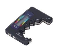Cryfokt Probador de Batería Digital Medidor ABS Compacto para Verificación de Batería de 1,5 V y 9 V, Pantalla LCD Alimentada por Probada (BLACK)