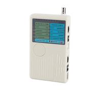 Cryfokt Probador de Cables de Red Eficiente | Rastreador de Cables 4 en 1 con Conectores BNC USB RJ11 RJ45 | Apto para UTP-STP | para la Detección de Errores