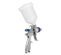Cryfokt Pulverizador de Pintura, Boquilla de 1,4 Mm, Pulverizador Neumático de Aleación de Aluminio Premium, de Alimentación por Gravedad con Vaso de 600 Ml para Revestimiento Industrial de
