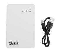 Cryfokt Punto de Acceso WiFi Móvil 4G LTE, Internet de Alta Velocidad de 300 Mbps, Batería de 10000 MAh, Compatible con 10 Dispositivos, con Ranura para Tarjeta SIM para Viajes,