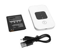 Cryfokt Punto de Acceso WiFi Móvil 4G LTE Portátil con Ranura para Tarjeta SIM Internet de Alta Velocidad para Viajeros en Europa África Asia Blanco