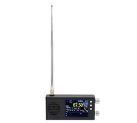 Cryfokt Radio Portátil de Corta SSB, Receptor de Banda Completa con Pantalla LCD de 3,2 Pulgadas y Batería de 5000 MAh, para Am FM SW CB VHF UHF WX Air LW MW (Black)