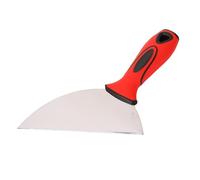 Cryfokt Rasador de Masilla de Bisel de 6 Pulgadas, Espátula de Colocación de Cuchillos con Manija sin Deslizamiento, Doble Color, Liviano, a Prueba de óxido para Reparar Paneles de