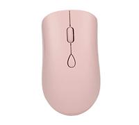 Cryfokt Ratón Inalámbrico Recargable con, 2,4G, 1600DPI, Escritorio de Oficina Silencioso, PC para Videojuegos, Aprendizaje, Material ABS (Pink)