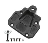 Cryfokt Reemplazo de Luz LED de Rueda de Soporte de Neumático de Metal para Piezas de Automóvil sobre Orugas de Control Remoto Axial SCX10 III Wranler 1/10, Soporte de Neumático de Repuesto de Metal