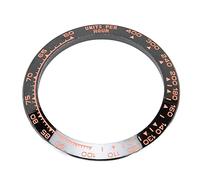 Cryfokt Reemplazo Protector del Inserto del Bisel de Cerámica del Reloj para el Inserto del Bisel del Reloj Numérico para Protección Diaria - para Relojes 16520, 116520, para Hombres (Rosa Fuente