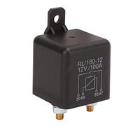 Cryfokt Relé de Arranque Interruptor de Carga Duradero para Coche Motocicleta GPS Mejora Efectiva de la Línea de Arranque para Mecánica ABS Cobre Plata 1.77x1.77x1.77in (12V)