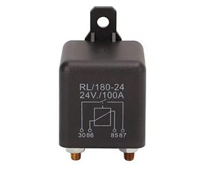 Cryfokt Relé de Arranque Interruptor de Carga Duradero para Coche Motocicleta GPS Mejora Efectiva de la Línea de Arranque para Mecánica ABS Cobre Plata 1.77x1.77x1.77in (24V)