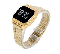 Cryfokt Reloj Deportivo Digital Student Tetragonum con Función de Luz Nocturna para Cualquier Ocasión (Silver)