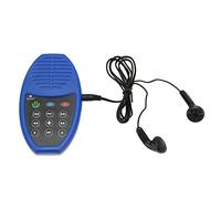 Cryfokt Reproductor de Biblia en, Lector Electrónico de Biblia Estándar Cristiana Recargable de 4 GB con Altavoz Integrado y Luz LED, para Personas Mayores y Lectura Nocturna (BLUE)
