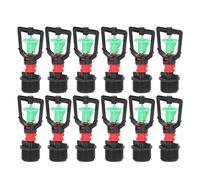 Cryfokt Rociador de Nebulización Giratorio, Boquilla de Refracción de 360 grados con Rosca Macho G1 2 para de Riego por Goteo con Ahorro de Agua en Tierras de Cultivo de Jardín de Invernadero