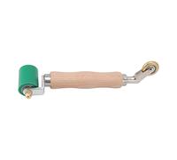 Cryfokt Rodillo de Costura de Silicona de 40 Mm Resistente a Altas Temperaturas Rueda de Latón de Madera para Soldadura de PVC TPO, para Soldadura de Placas de Membrana, por Fugas, etc. (Green)