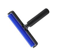 Cryfokt Rodillo de Eliminación de Polvo Rodillo de Película de Pantalla de Silicona Eficaz para el Hogar, Herramienta de Limpieza Duradera para Dormitorio y Oficina, Azul (8 pulgadas)