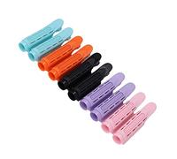 Cryfokt Rodillo de Pelo Volumen Rizador de Pelo Abrazadera/soporte Clamp/Holder de Raíz para Crear Naturalmente Rizado y Rizado 10 Piezas