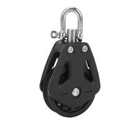 Cryfokt Rodillo de Polea de Velero de Nailon de Acero Inoxidable, Herramienta de Elevación Marina Duradera para Barco Oceánico