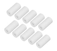 Cryfokt Rollos de Papel Térmico, 57x25 Mm, 10 Piezas Rollos de Papel Termosensible Imprimibles, para Impresora de Recibos con Material Grueso para Impresoras de Recibos Impresoras Móviles