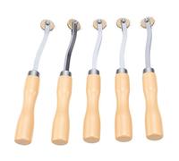 Cryfokt Rueda de Trazado de 5 Piezas, Espaciador Profesional de Marcado de Puntadas de Acero Inoxidable con