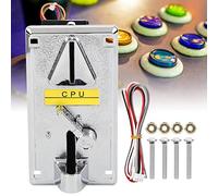 Cryfokt Selector de Control de Programa de CPU con Panel de Galvanoplastia y Cubierta Abatible para Máquinas Expendedoras de Fichas Aceptador de Máquinas Expendedoras Validador de Monedas de