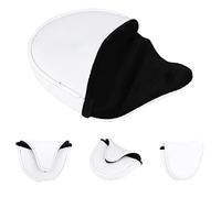 Cryfokt Semicircular Impermeable Hebilla Magnética Putter Head Cover Club Headcovers Accesorio Mazarine 5,5x4,3x1,1 Pulgadas Entusiastas del (White)