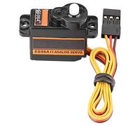 Cryfokt Servo EMAX ES08AII de Alta Sensibilidad, Servo Analógico de par de 1,8 Kg/Cm para Aplicaciones RC, Compacto y a Prueba de Golpes, Cable de 23 Cm