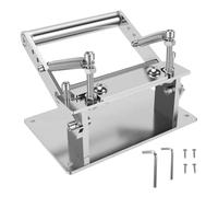 Cryfokt Skiver de Cuero Manual, Peladora de Cuero de Metal con Hoja Ajustable para Adelgazar y Recortar Artesanía de