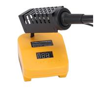 Cryfokt Soldador Inalámbrico, 60 W, Calentamiento Rápido, 8 S a 350 C, Soldador a Batería, Estación de Soldadura Portátil con Soporte Compacto para Batería XR de 20 V