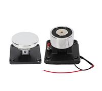 Cryfokt Soporte Automatizado para Puerta de Vidrio contra Incendios, Fuerte Succión, Soporte Electromagnético para Puerta de Aleación de Aluminio para Protección contra Incendios en Interiores