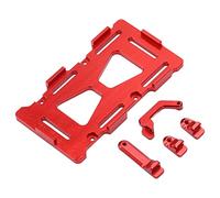 Cryfokt Soporte de Batería RC de Aleación de Aluminio Placa de Montaje de Batería Liviana para Axial SCX24 AXI90081 AXI00001 AXI00002 1/24 RC Car Mano de Obra Fina Actualización Duradera a Prueba de