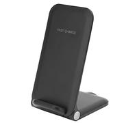 Cryfokt Soporte de Carga Inalámbrica Plegable, Cargador Inalámbrico de | Soporte de carga ajustable para iPhone y Samsung, cargador portátil con certificación